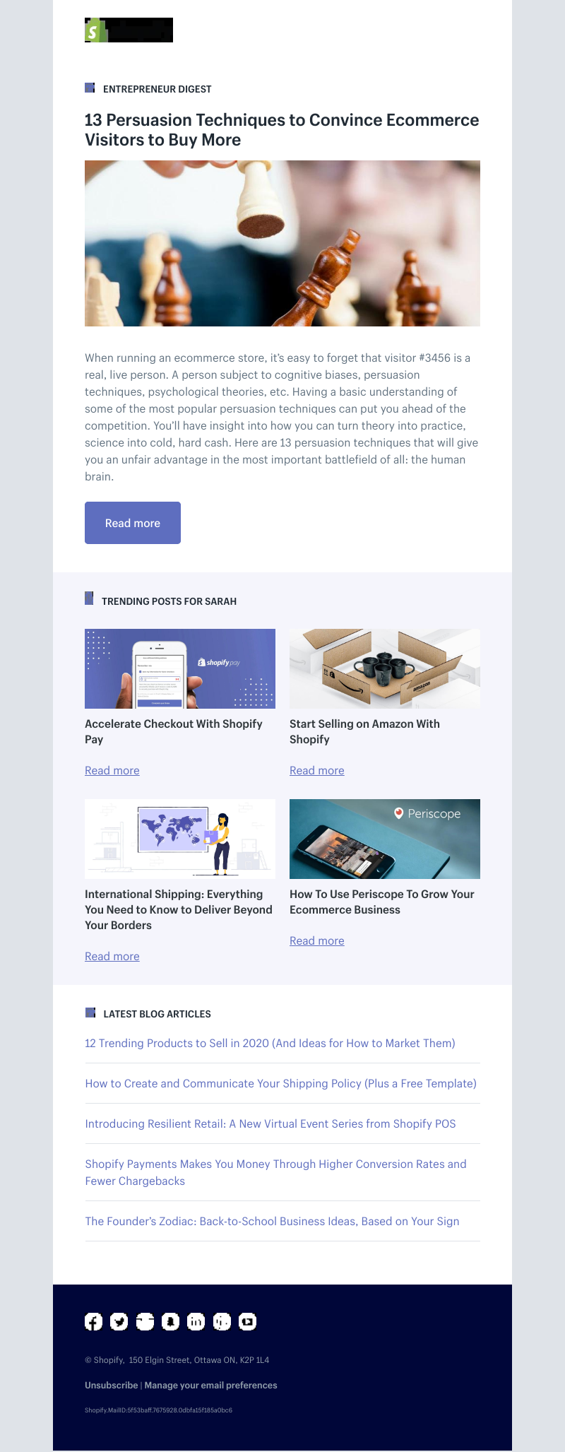 Shopify - 13 Persuasion Techniques to Convince Ecommerce Visitors to Buy More