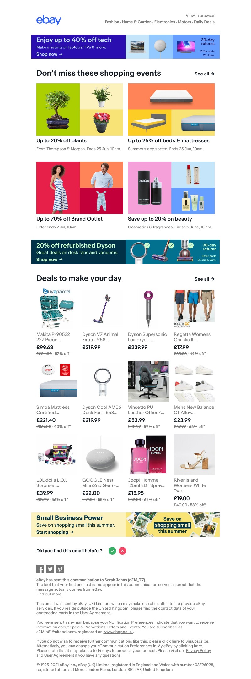 eBay - On the lookout? There's a deal for that on eBay.