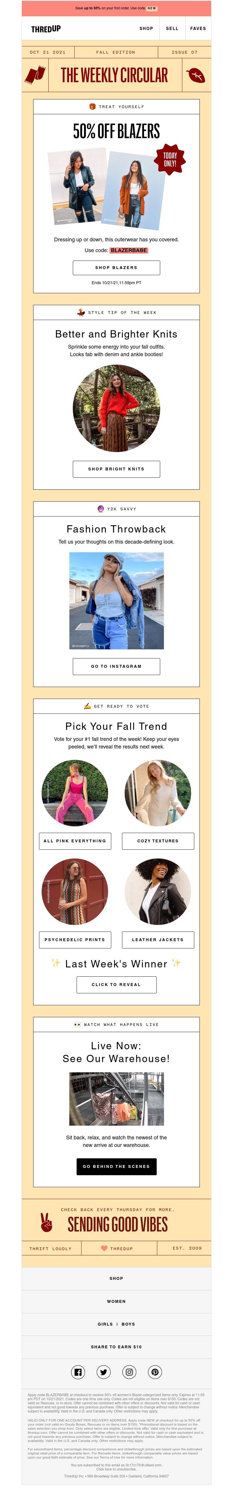 thredUP - 50% OFF: This fall must-have 👀