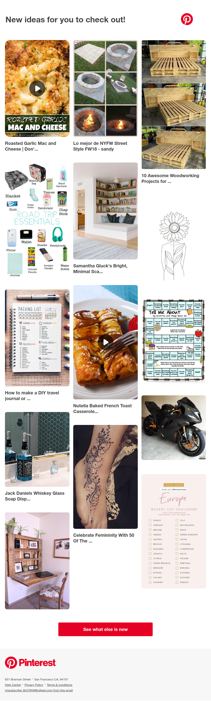 Pinterest - 📌 New ideas are ready for you