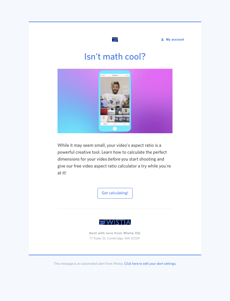 Wistia - Here's the secret formula for the perfect video aspect ratio 👌