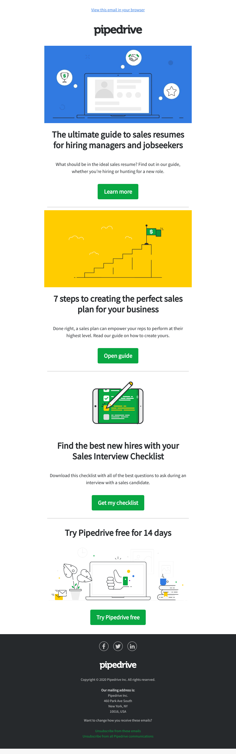 Pipedrive - 📝 What should be in the ideal sales resume? 📝