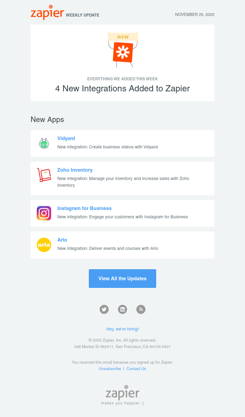 Zapier - 🚀 4 new integrations added to Zapier