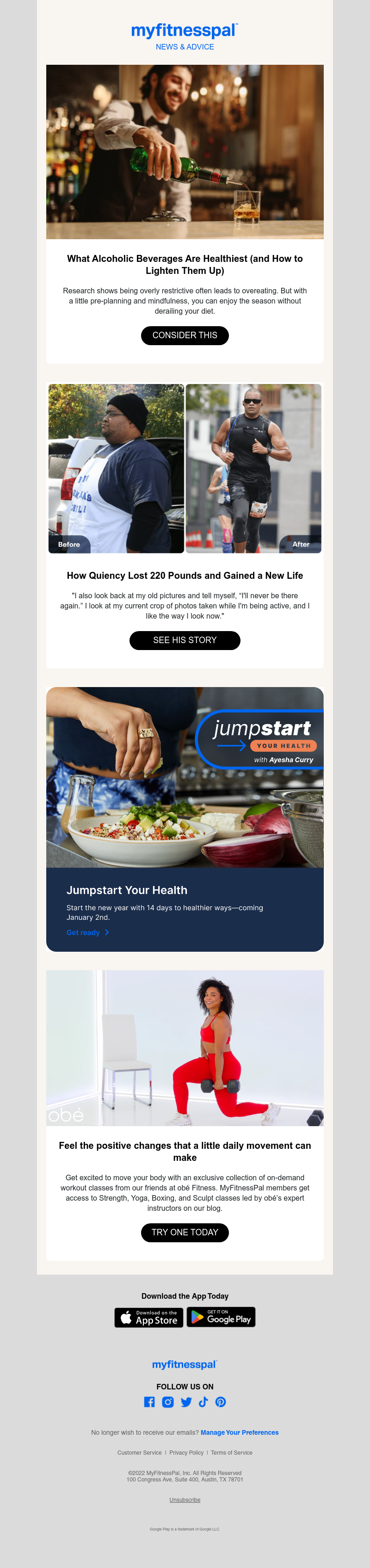 MyFitnessPal - Tips to Enjoy NYE Without Cutting Out Alcohol