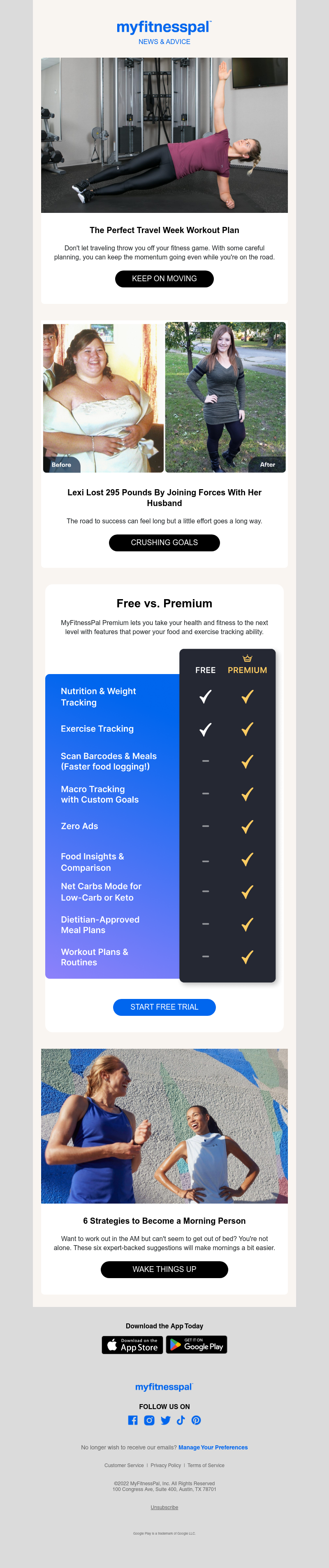 MyFitnessPal - Travel hacks for staying on track