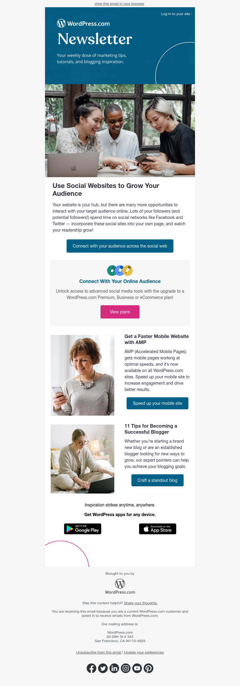 WordPress - Kickstart a new social strategy for your site