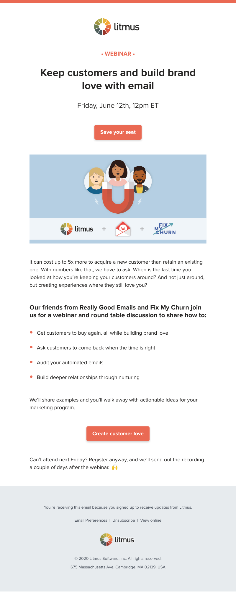 Litmus - Webinar: Create customer love