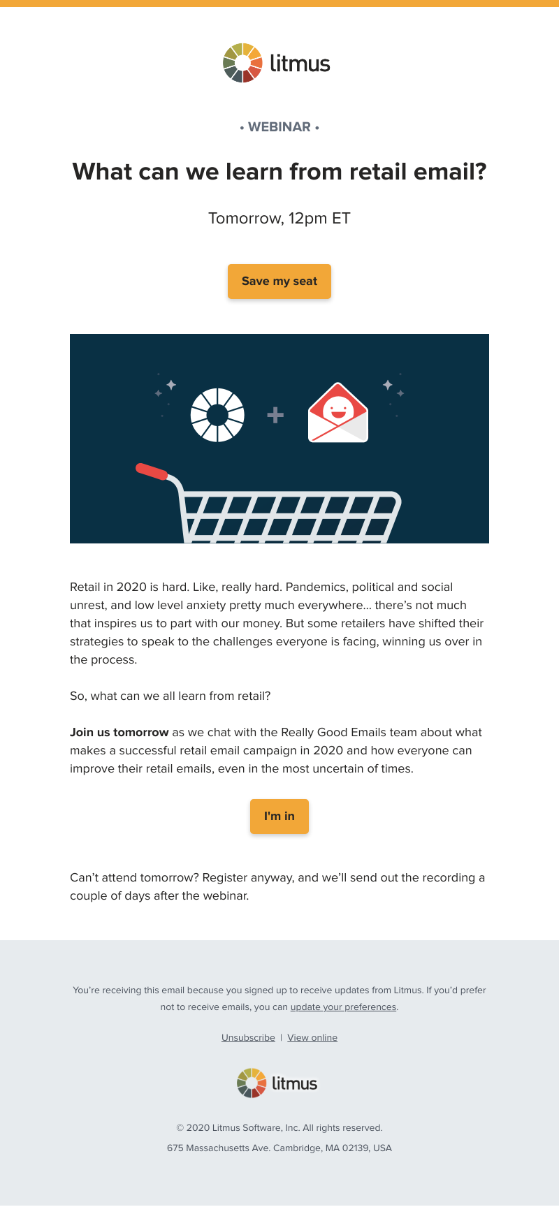 Litmus - Tomorrow: See which emails got us to buy