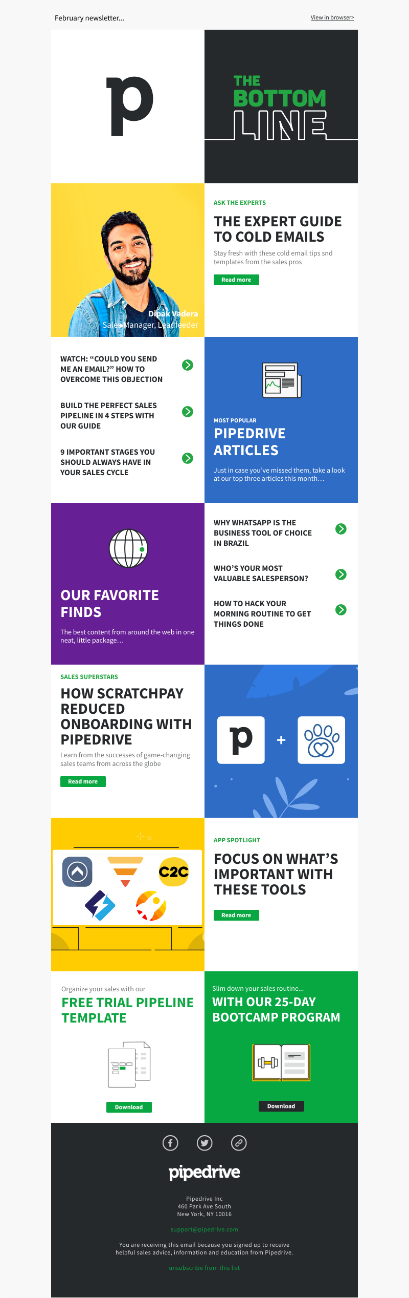 Pipedrive - The Bottom Line: February 2020 Edition