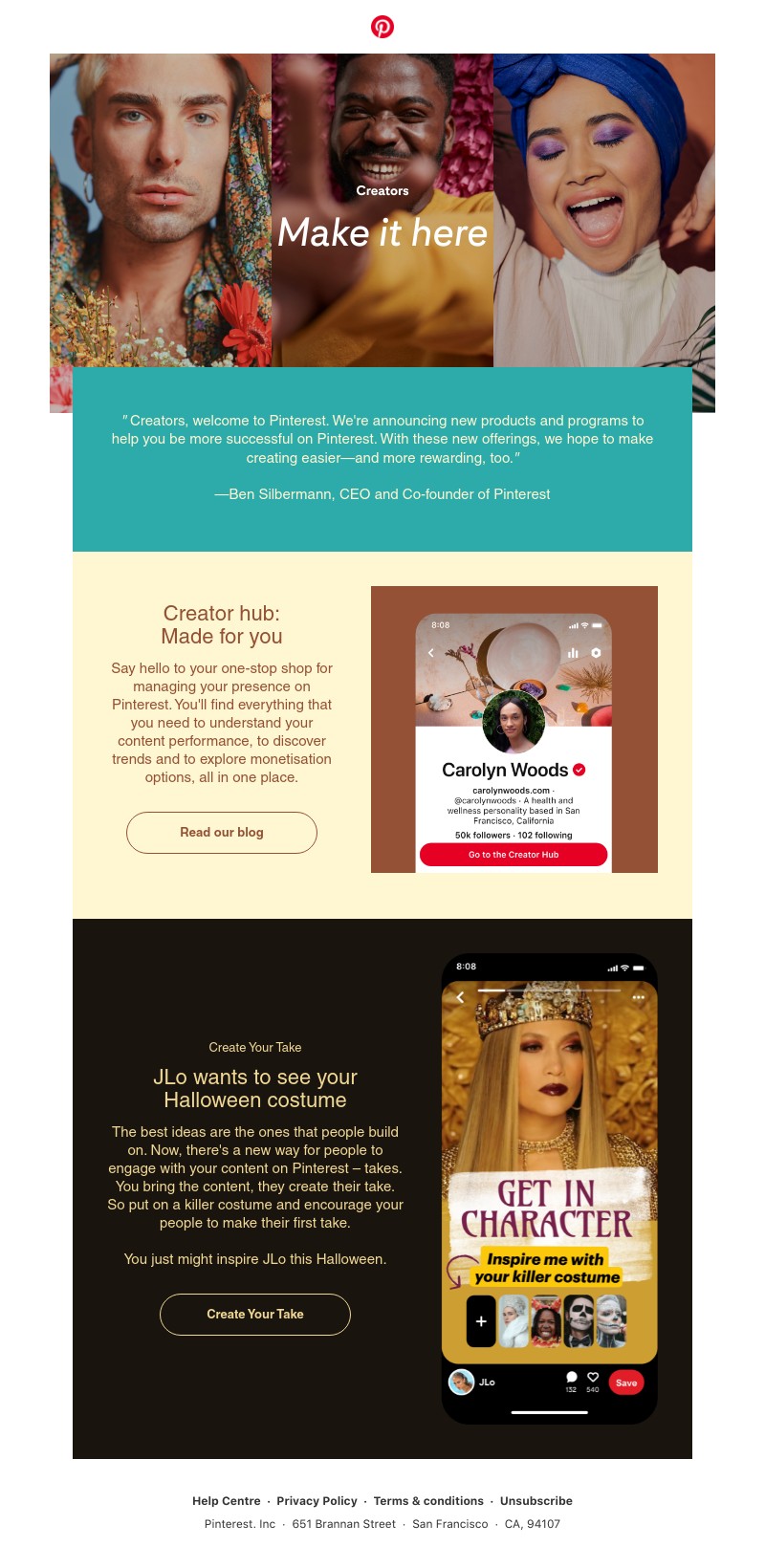 Pinterest - JLo wants to see your take on Halloween 👻