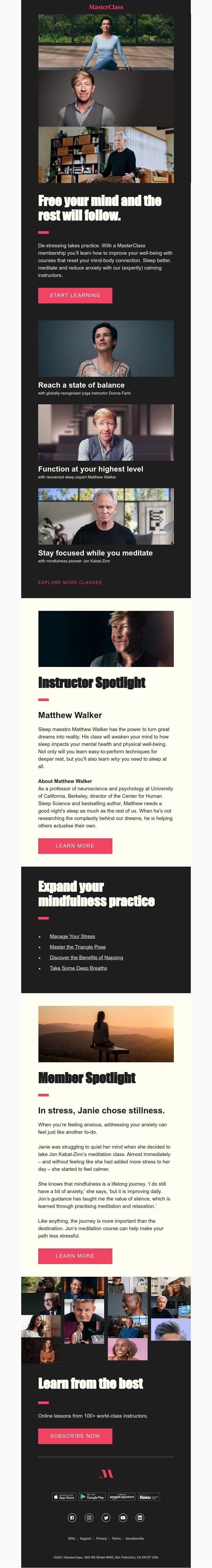  - Get in the Zen zone.