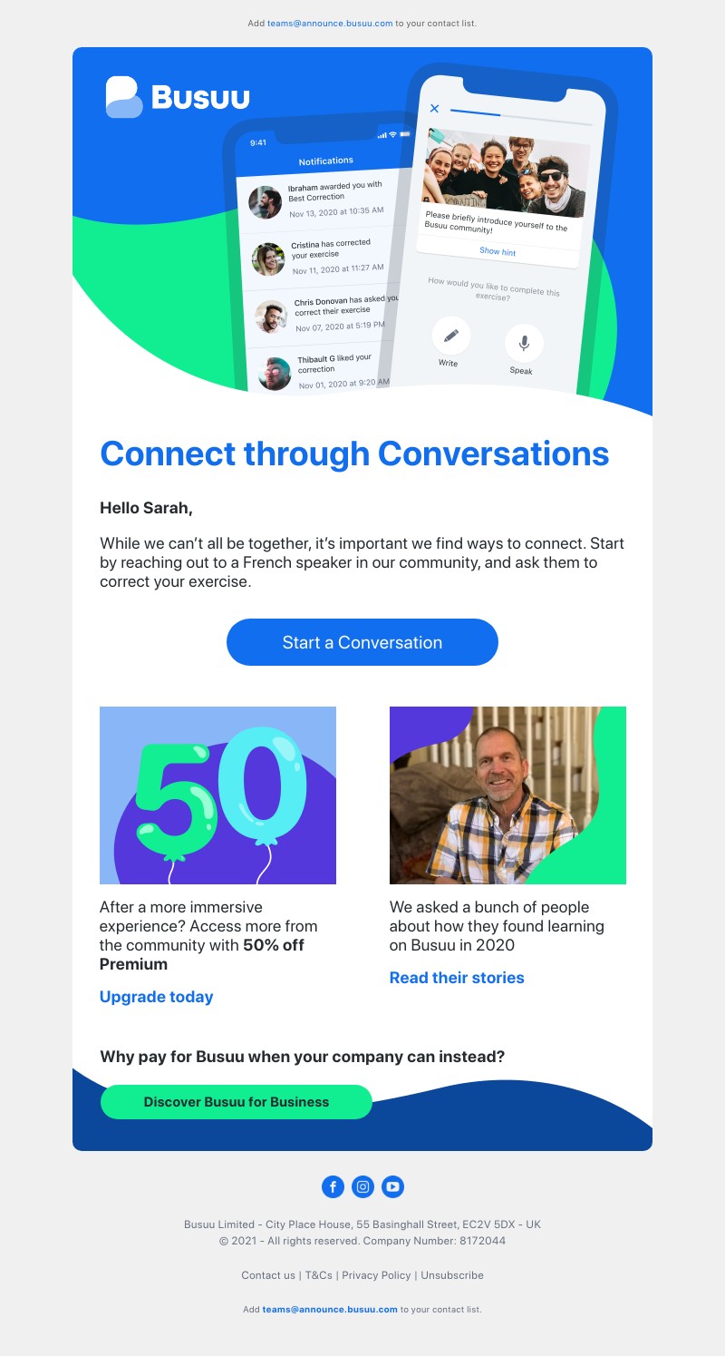 Busuu - Want a January pick-me-up? 🌻 Here’s some exciting news from the community