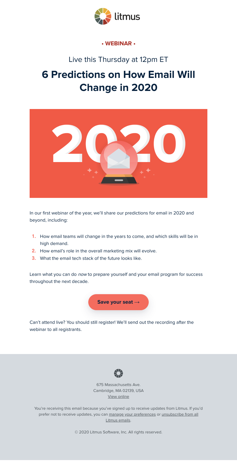 Litmus - This Thursday: Predictions for email's future