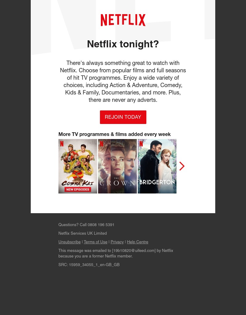 Netflix - Ramy, let’s reunite. Come back for unlimited entertainment.
