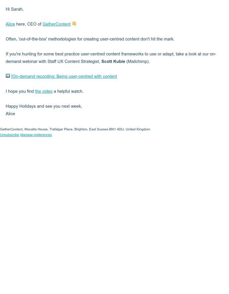 GatherContent - Scott Kubie's tips for creating user-centred content