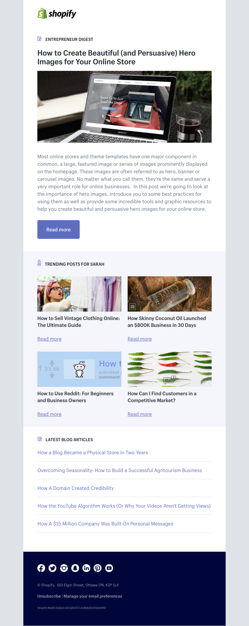 Shopify - How to Create Beautiful (and Persuasive) Hero Images for Your Online Store