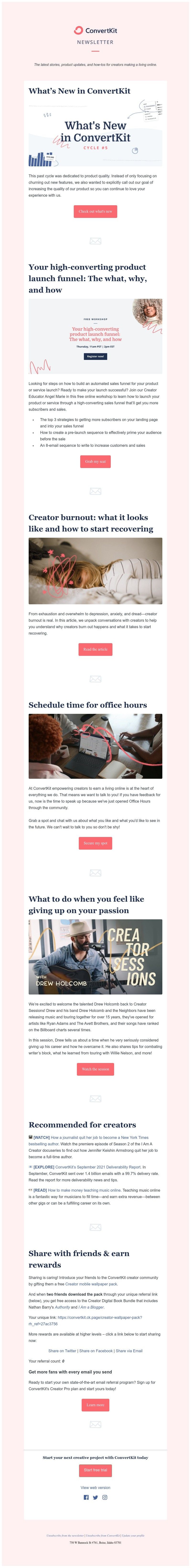 ConvertKit - What's new in ConvertKit?