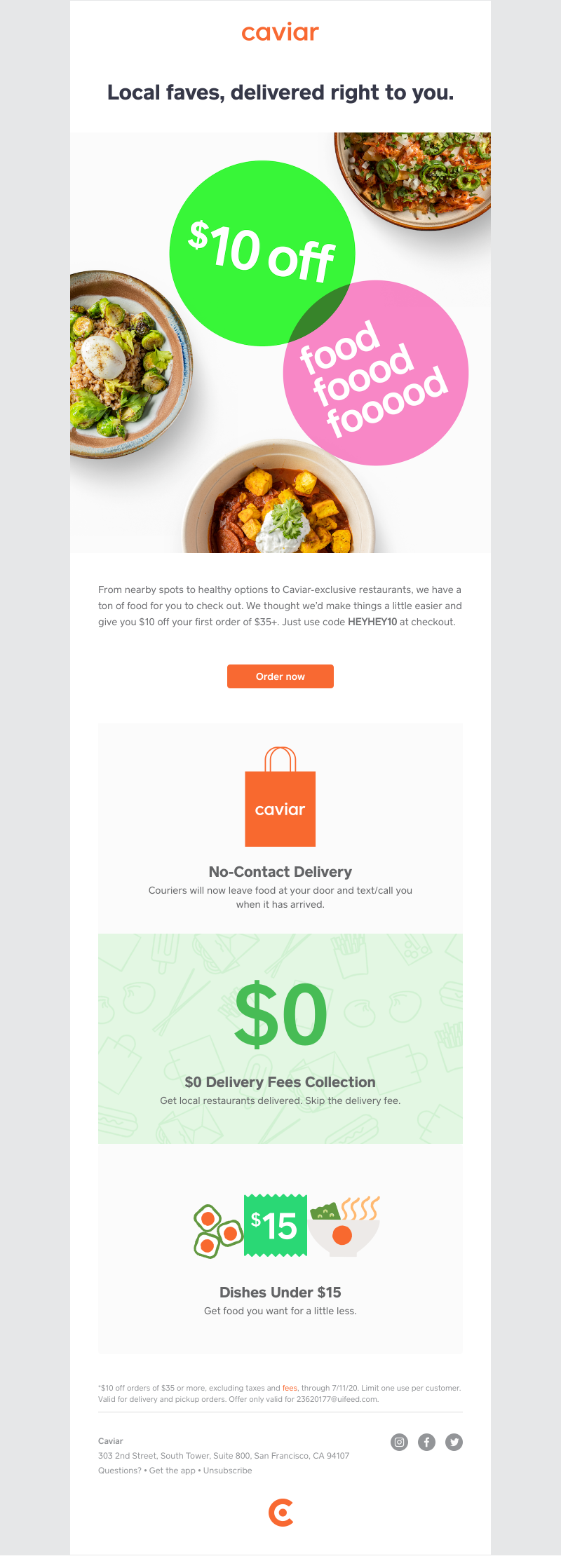  - Get $10 off your first order