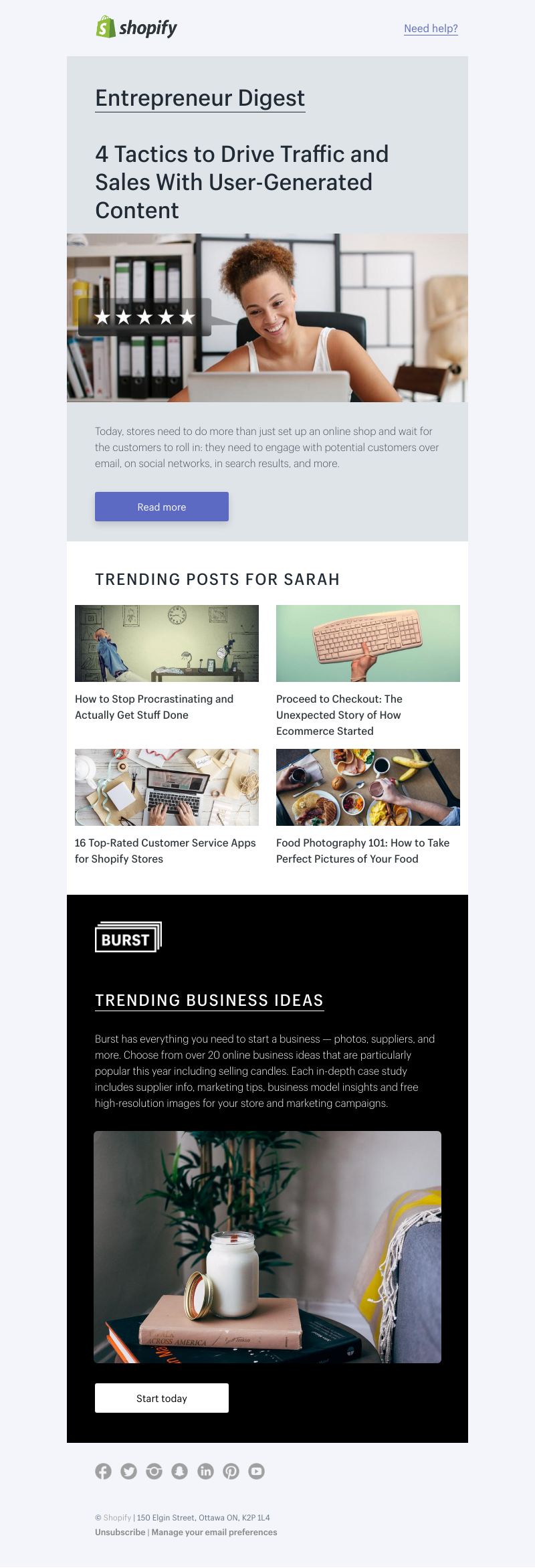 Shopify - Make $ with user generated content