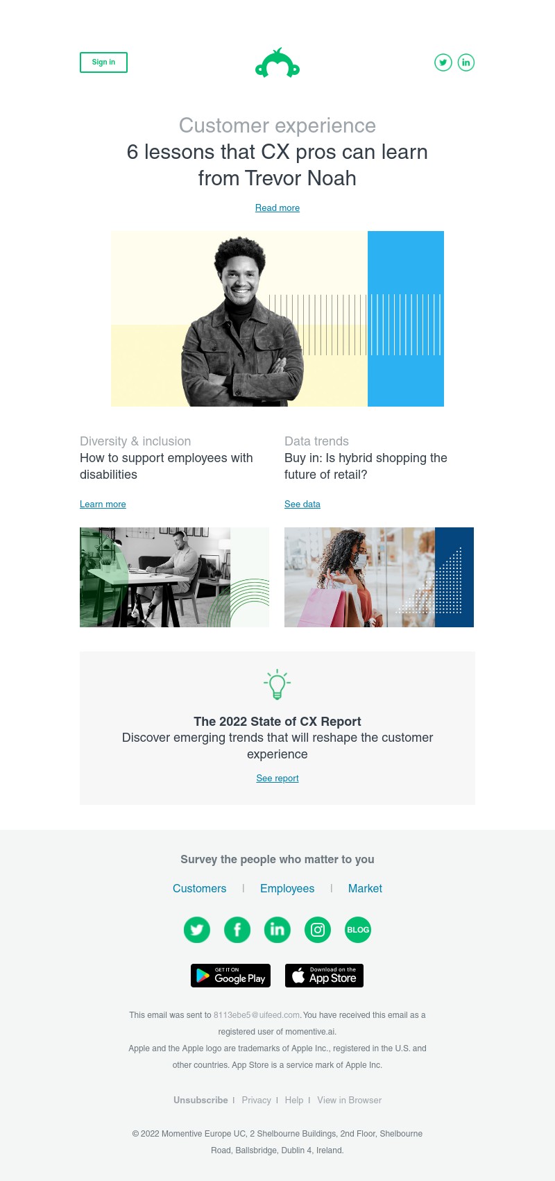 SurveyMonkey - Newsletter: January 2022
