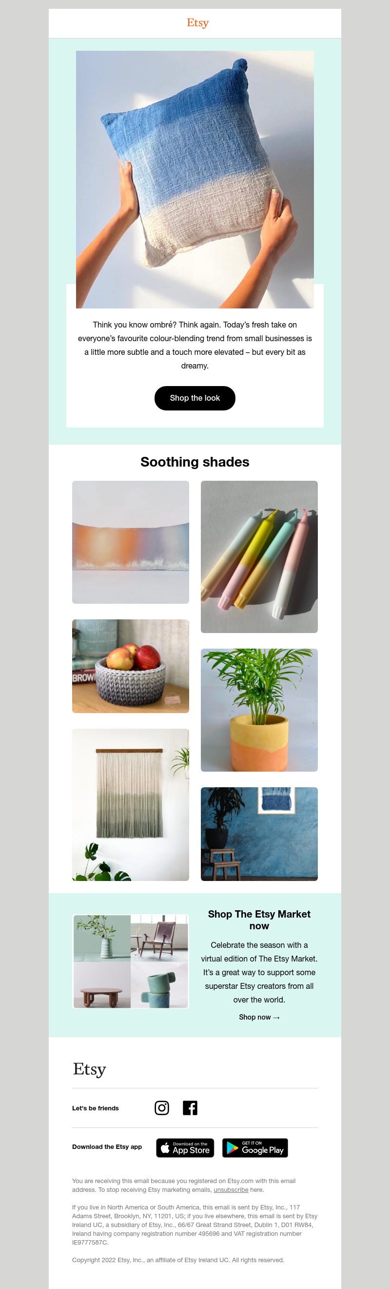 Etsy - A new spin on a favourite trend