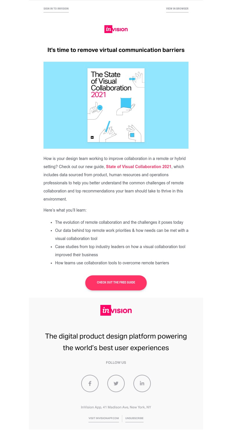 InVision - Your lookback at the state of visual collaboration in 2021