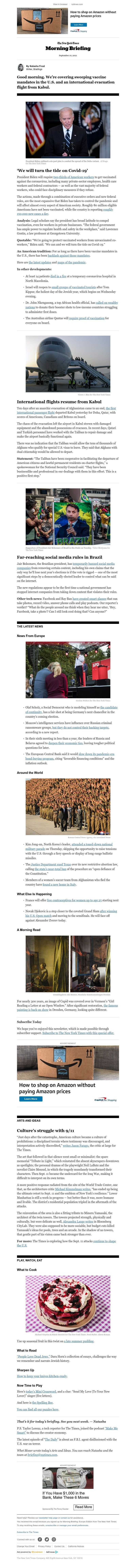 The New York Times - Your Friday Briefing
