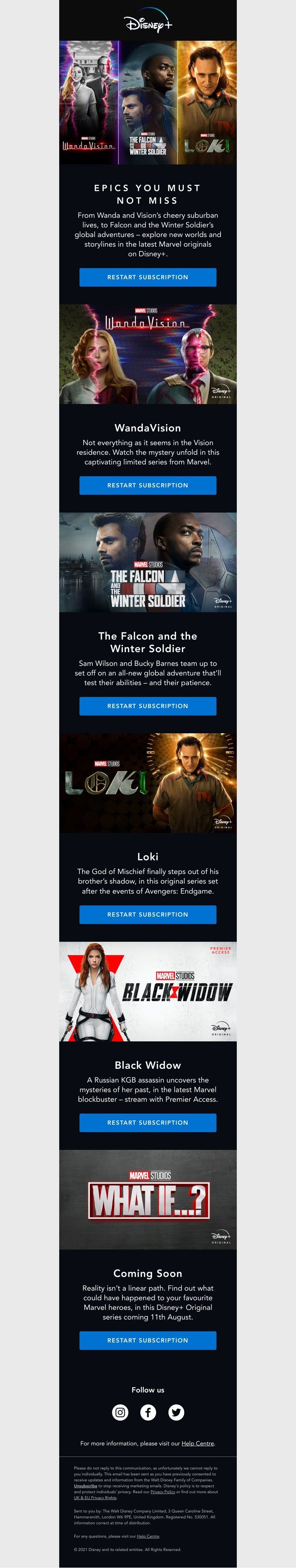 Disney+ - Latest and best from Marvel