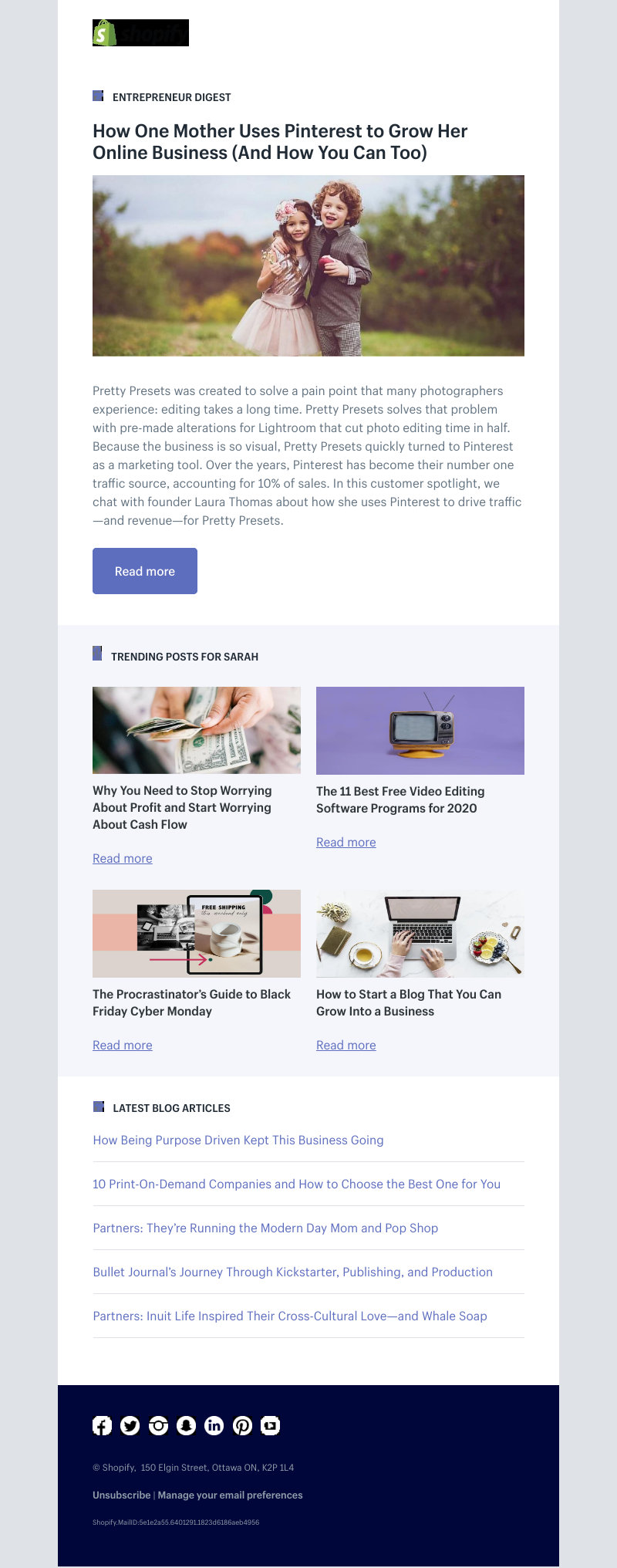 Shopify - How One Mother Uses Pinterest to Grow Her Online Business (And How You Can Too)