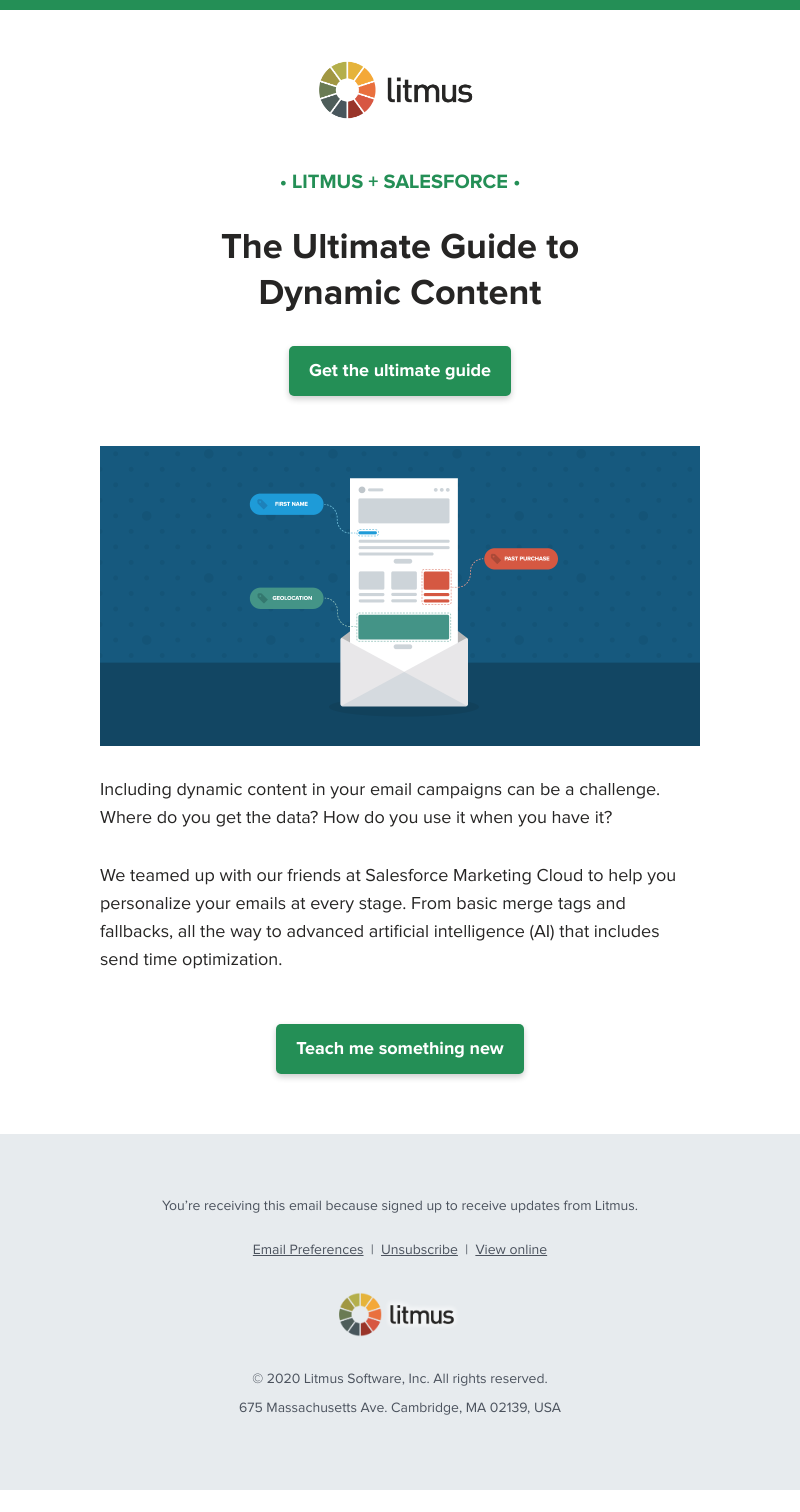 Litmus - Here's your Ultimate Guide to Dynamic Content