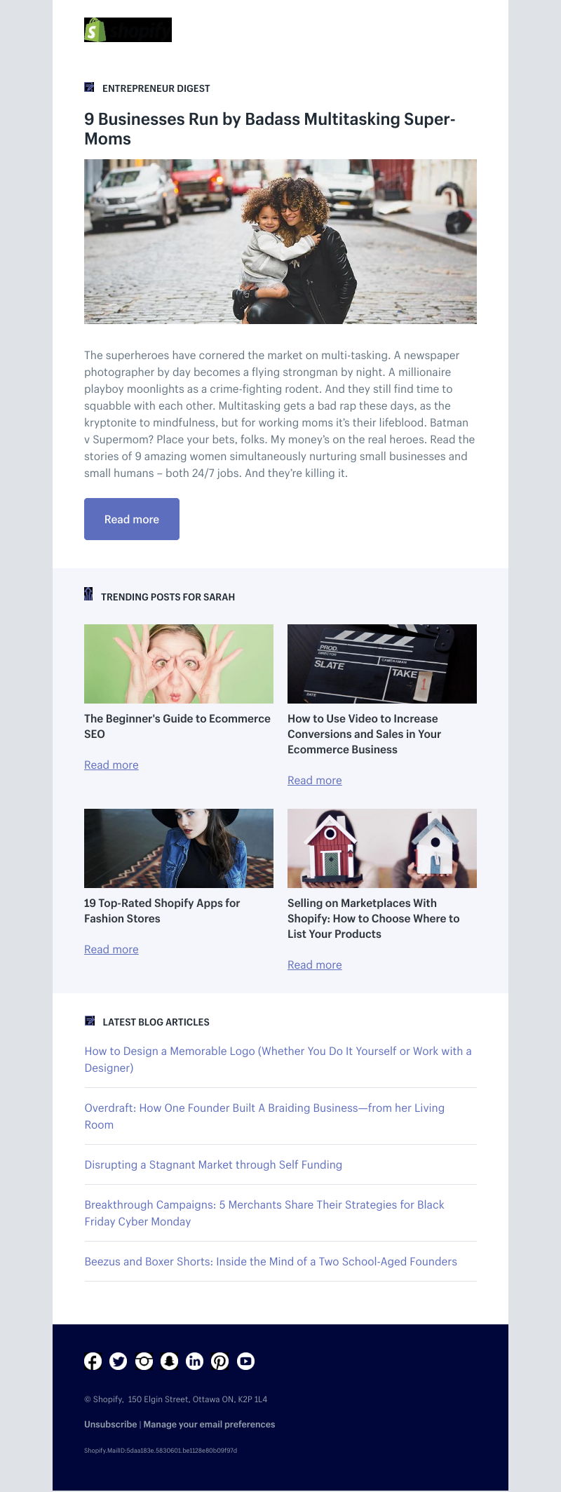 Shopify - 9 Businesses Run by Badass Multitasking Super-Moms