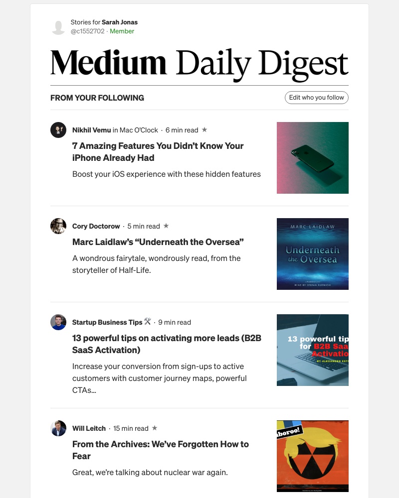 Medium - 7 Amazing Features You Didn’t Know Your iPhone Already Had | Nikhil Vemu in Mac O’Clock
