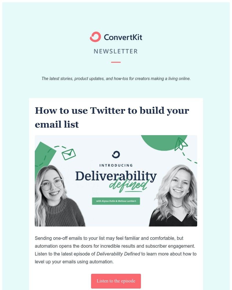 ConvertKit - 7 days to more email subscribers