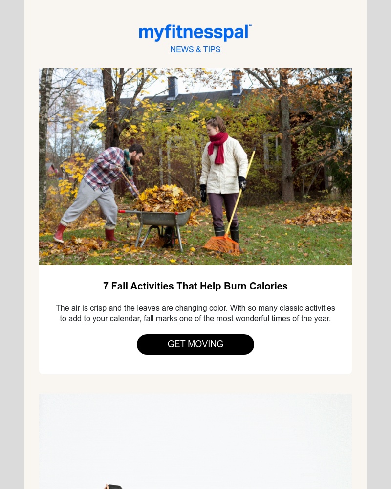 MyFitnessPal - 7 fall activities that burn calories 🍁