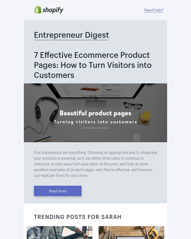 Shopify - 7 product pages that turn visitors into customers