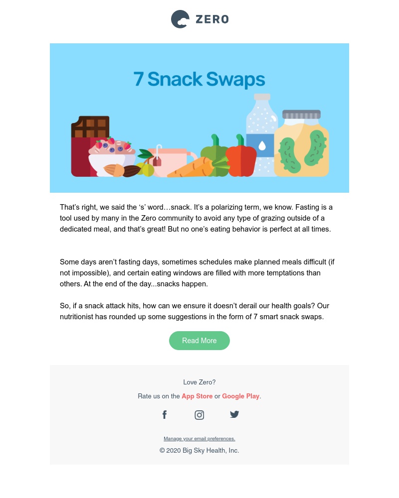 Zero - 7 Simple Swaps You Should Consider