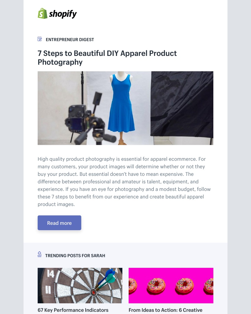 Shopify - 7 Steps to Beautiful DIY Apparel Product Photography