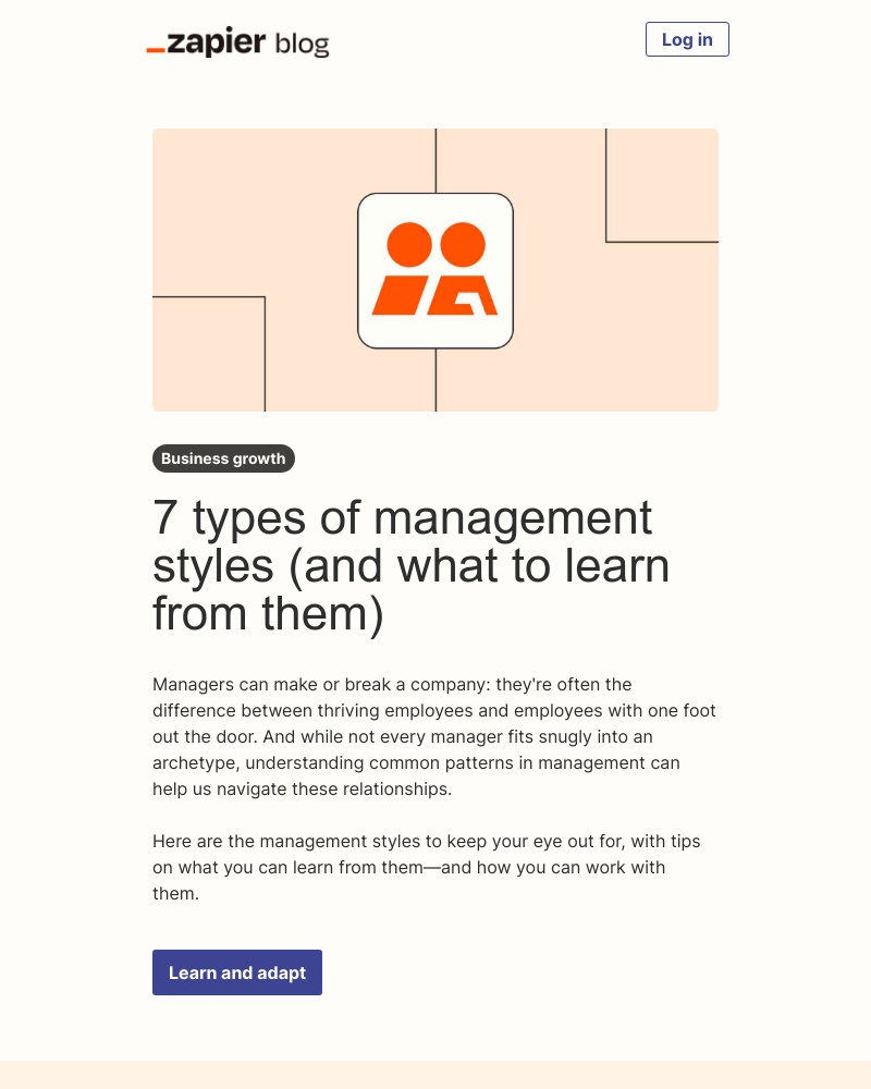 Zapier - 7 types of management styles