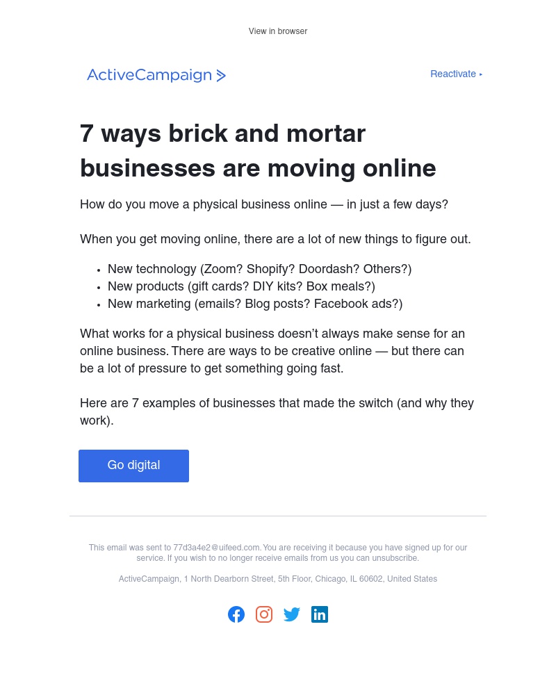  - 7 ways brick and mortar businesses are moving online