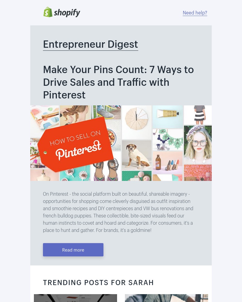 Shopify - 7 ways to drive sales and traffic with Pinterest