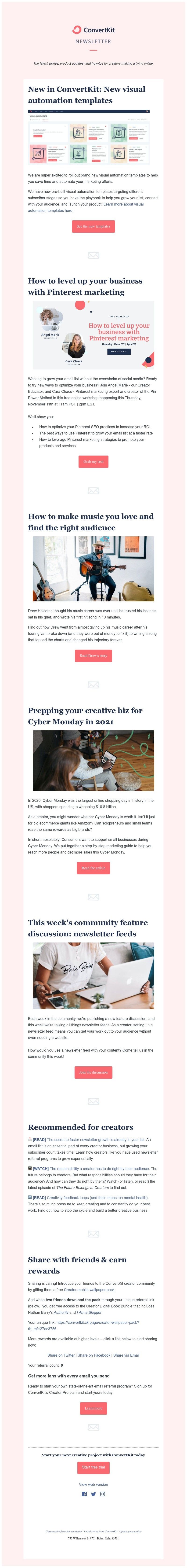 ConvertKit - [New] 19 Funnel templates to help you grow, connect & earn