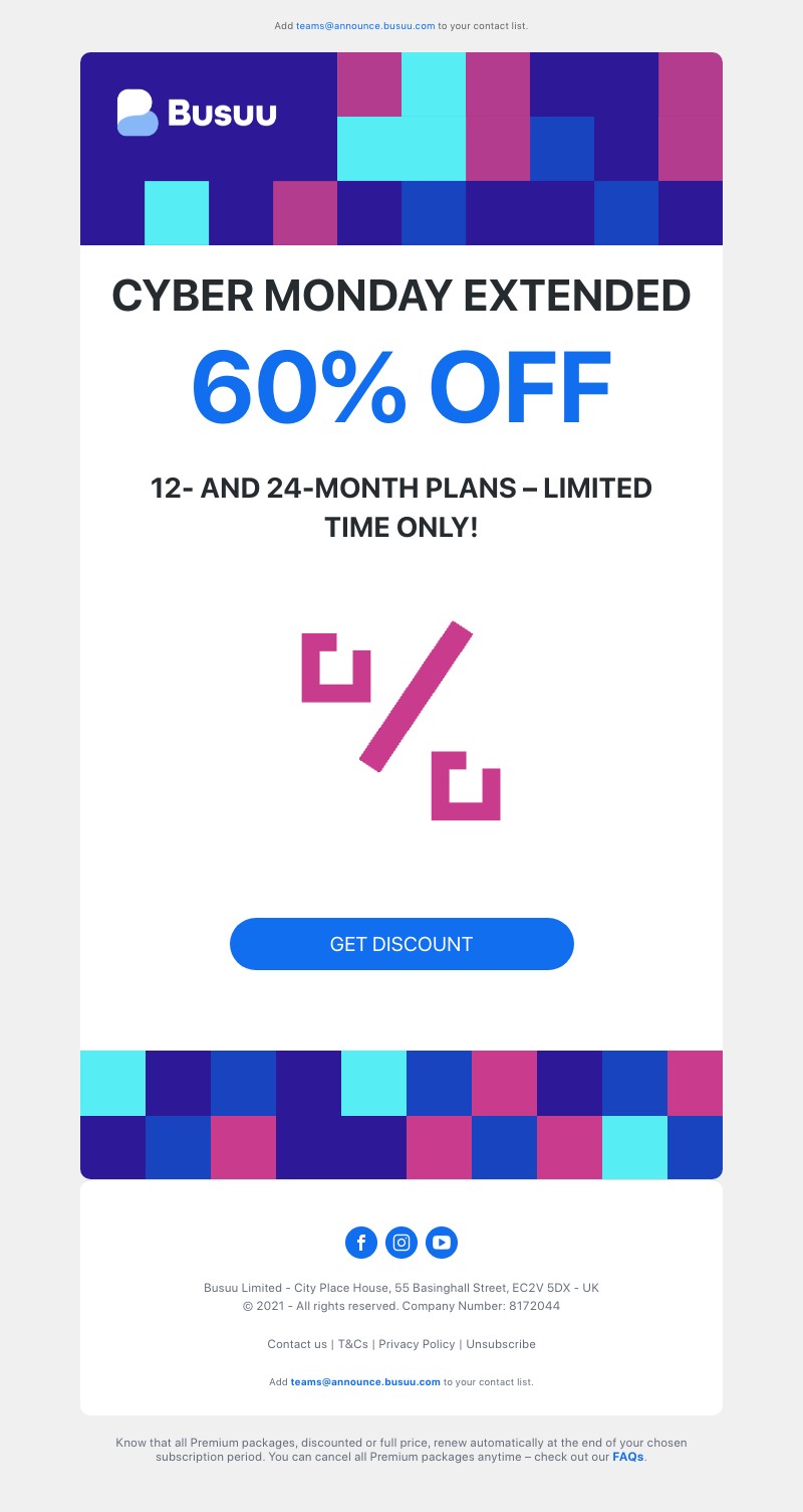 Busuu - 📣 Extended 📣 60% off available for a limited time only!