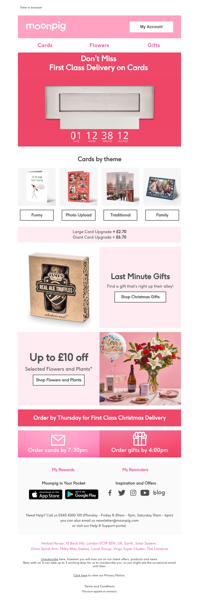 Moonpig - No pressure but…