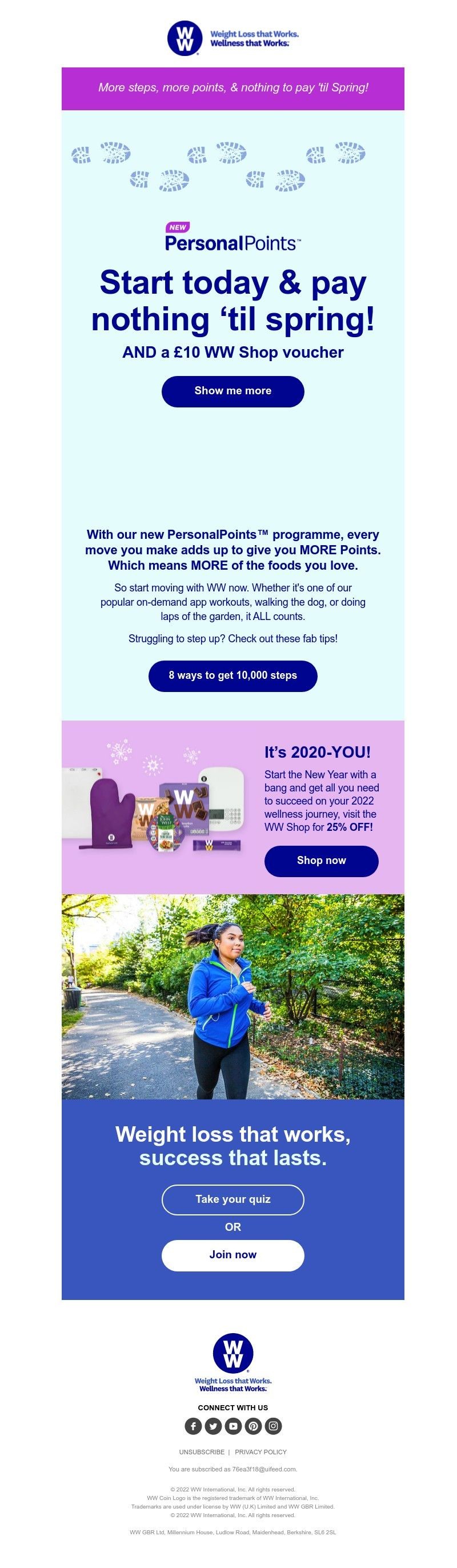 WW (Weight Watchers) - Move it, move it, move it!