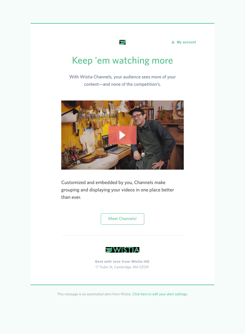 Wistia - Our newest feature to watch: Wistia Channels 📺
