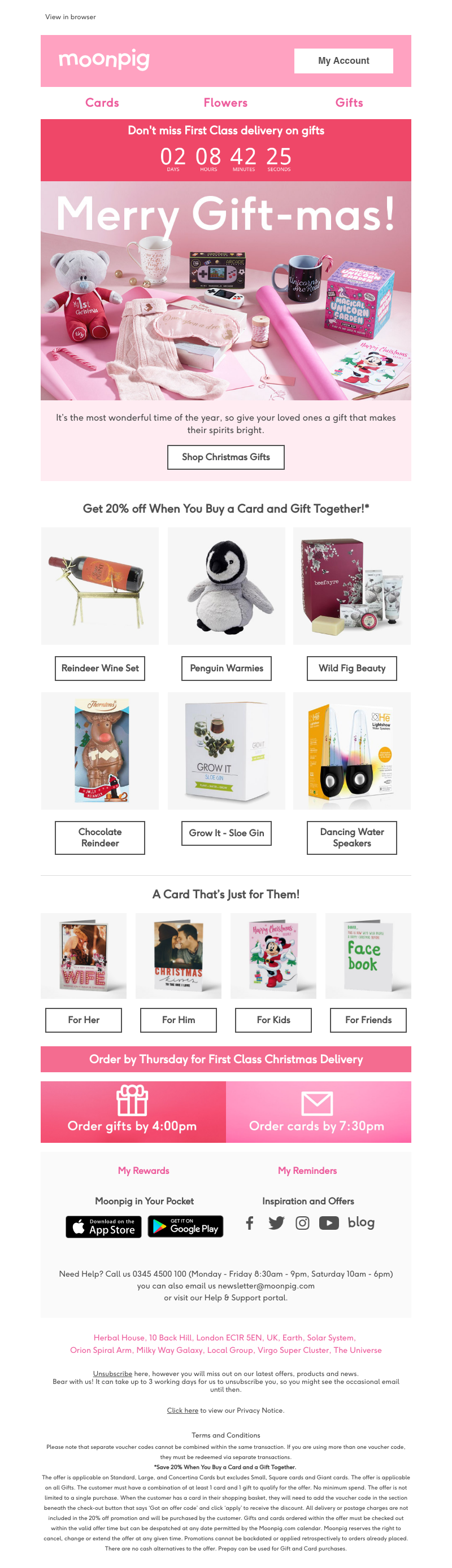 Moonpig - What on EARTH do you get them for Christmas?