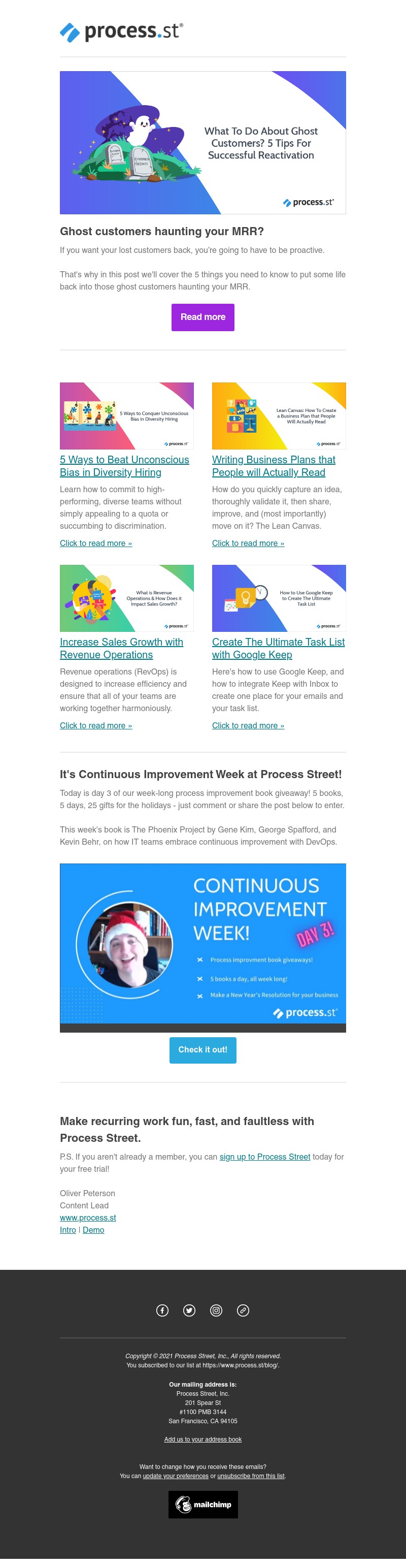 Process Street - 5 tips to reactivate ghost customers 👻