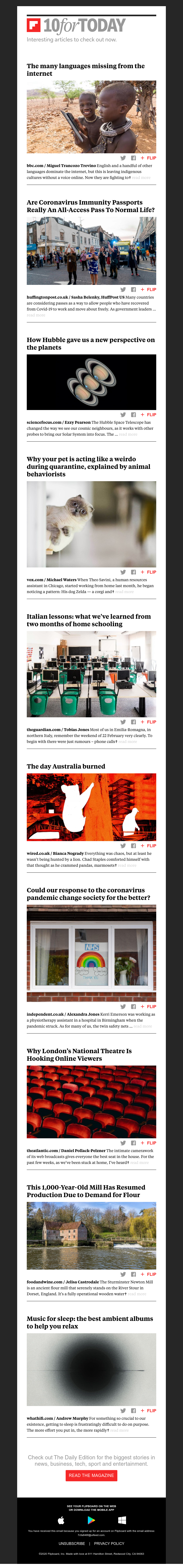 Flipboard - The many languages missing from the internet