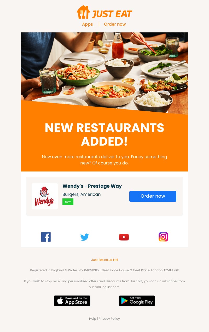 Just Eat - There’s a new kid on the block