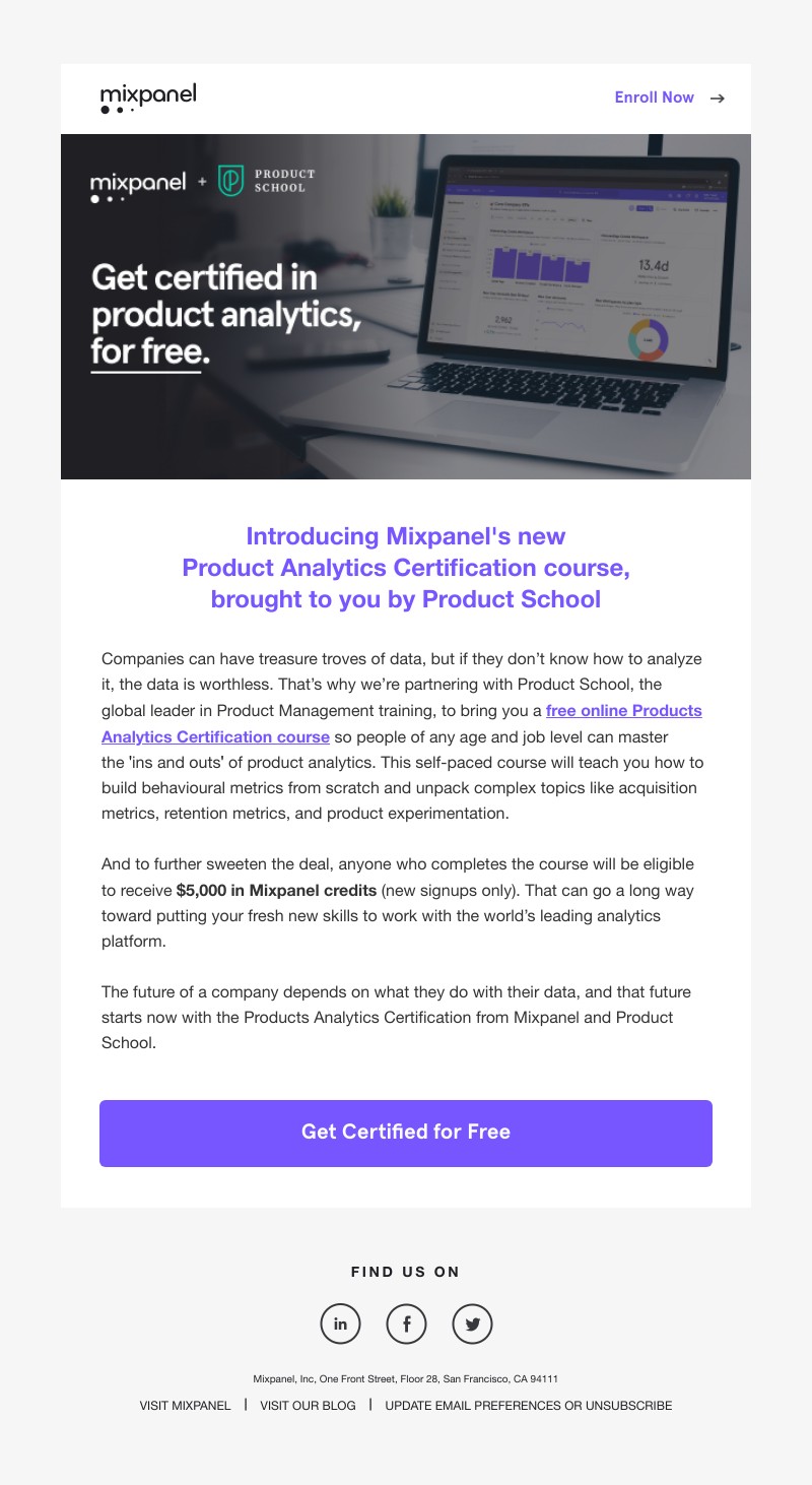 Mixpanel - Our new Product Analytics Certification course—brought to you by Product School